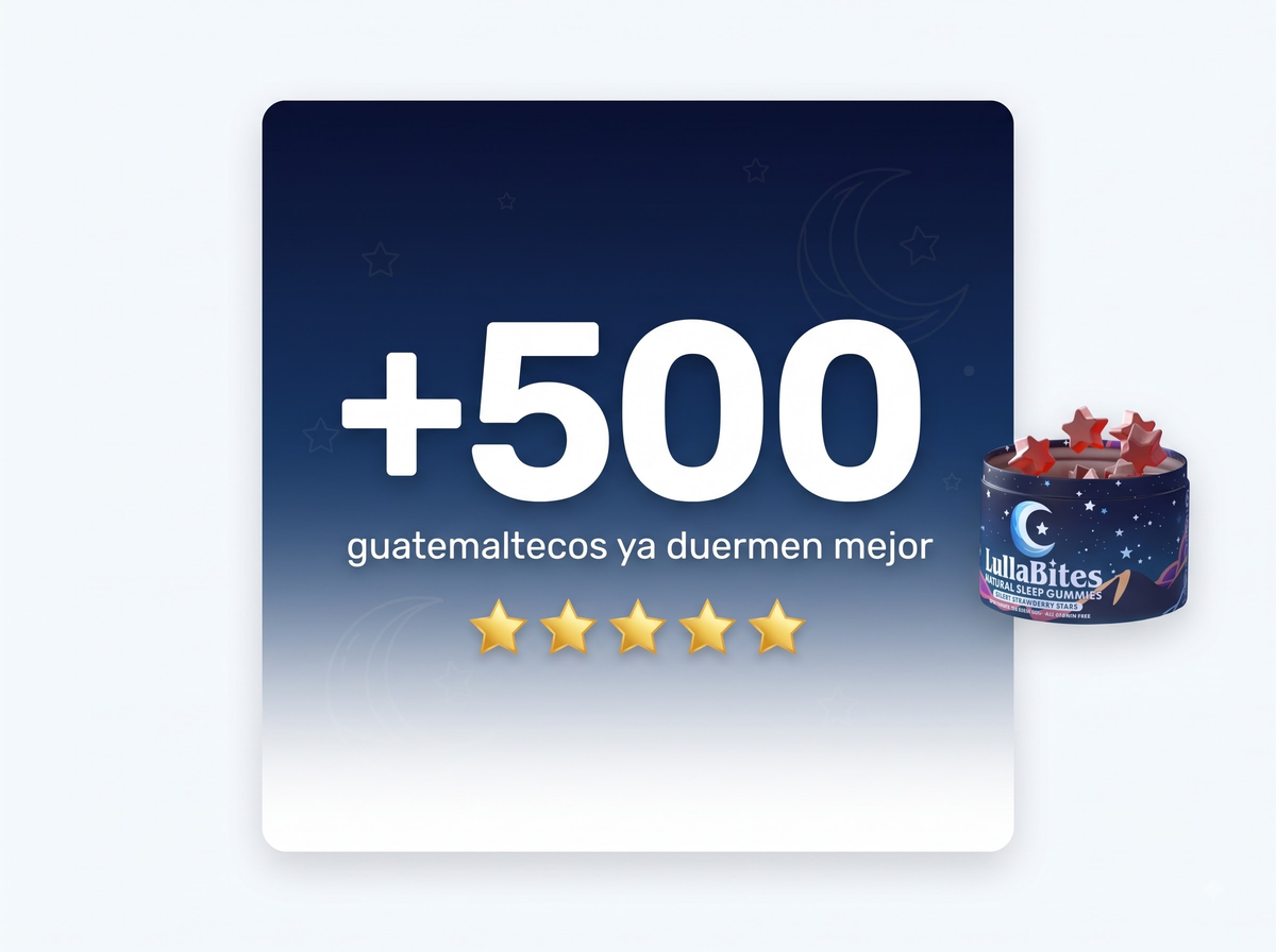 Mujer con insomnio antes de usar LullaBites